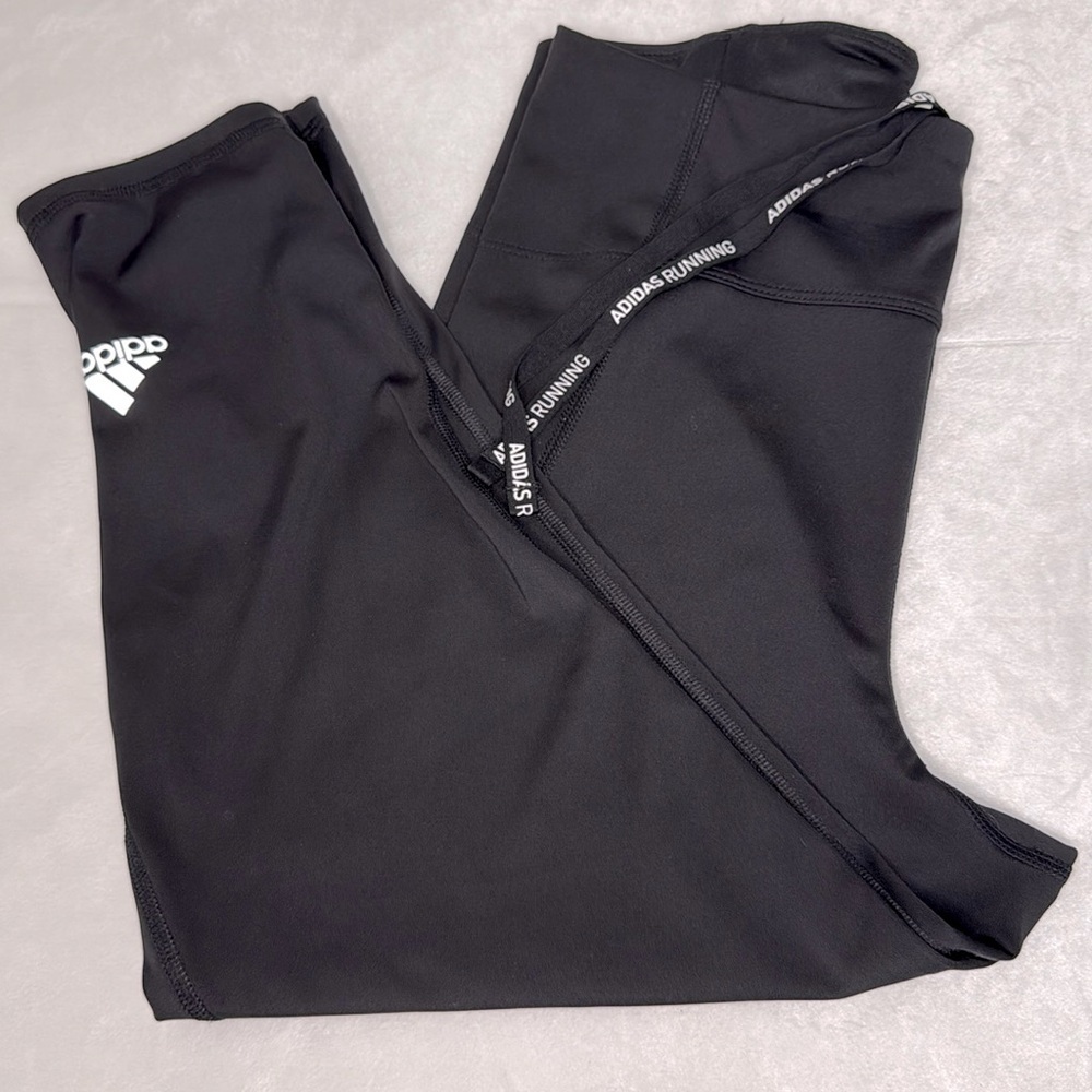 Adidas Women’s Cropped Black Leggings Size M